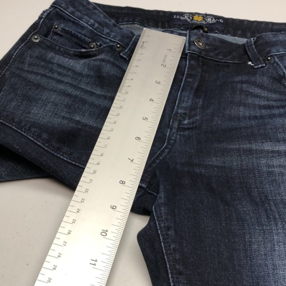 LIKE NEW VINTAGE LUCKY BRAND LOLITA SKINNY JEANS 6/28x29 🍀 - Picture 11 of 12